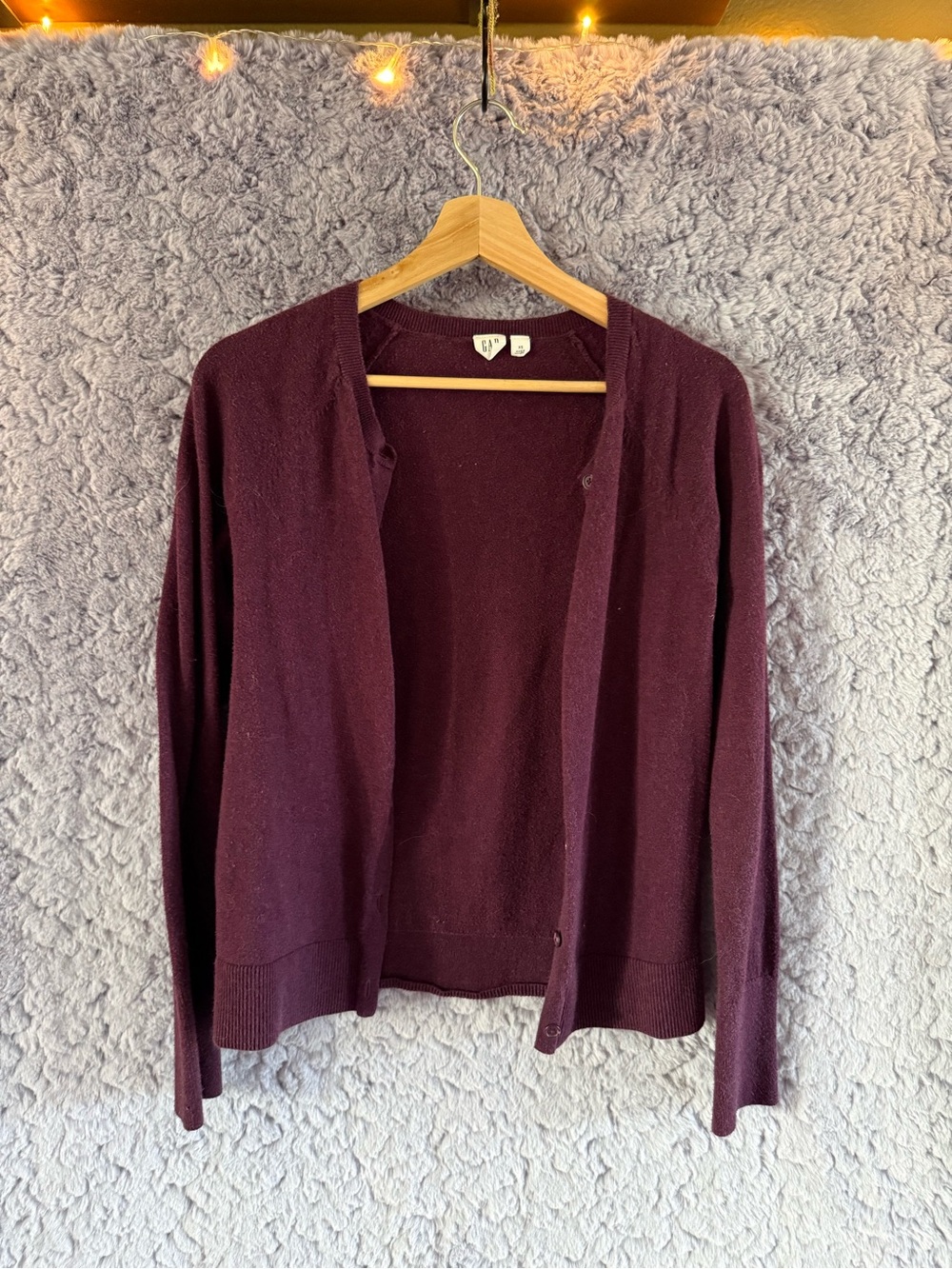 GAP | Burgundy Women's Button up Cardigan | XS